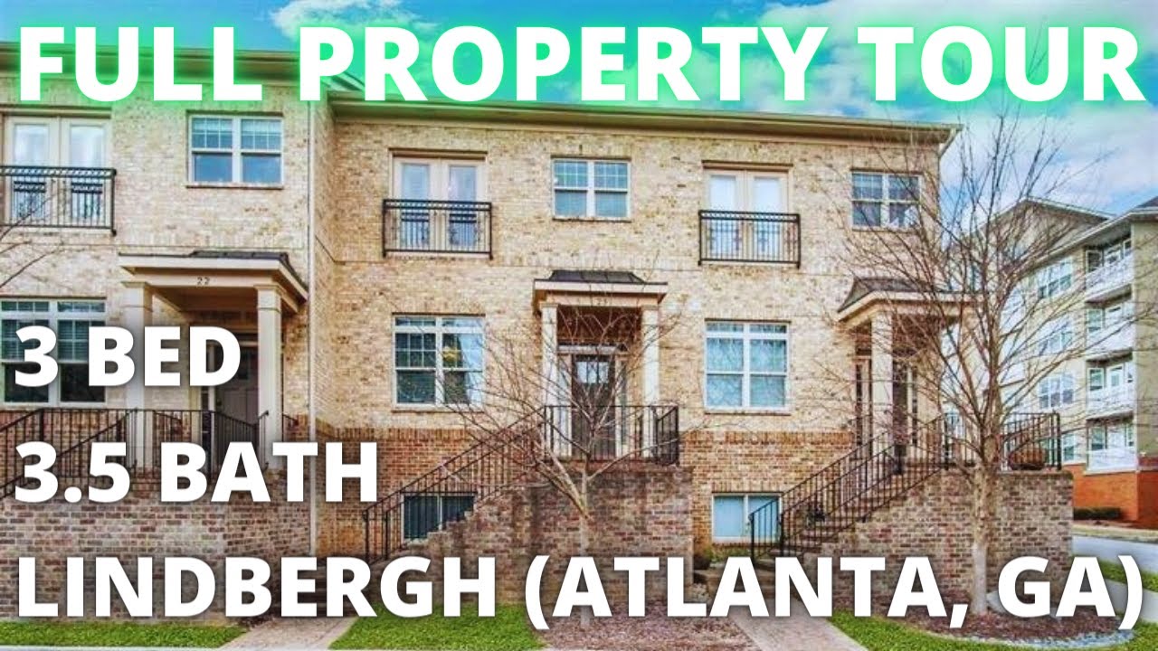 Atlanta, GA (Lindbergh Area) Property Tour 2058 SF Townhouse Close