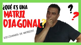 3 Tipos de MATRICES CUADRADAS. ✅ ¿Qué es una Matriz Diagonal 💢     【 Diccionario de Matrices 】