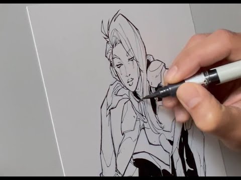 Live-Streaming Original Art Drawing! - YouTube