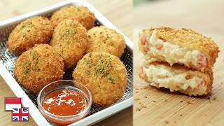 Krispi di Luar, Creamy Gurih di Dalam! Resep CREAMY KANI CROQUETTE [Ide Bekal & Mealprep Praktis]