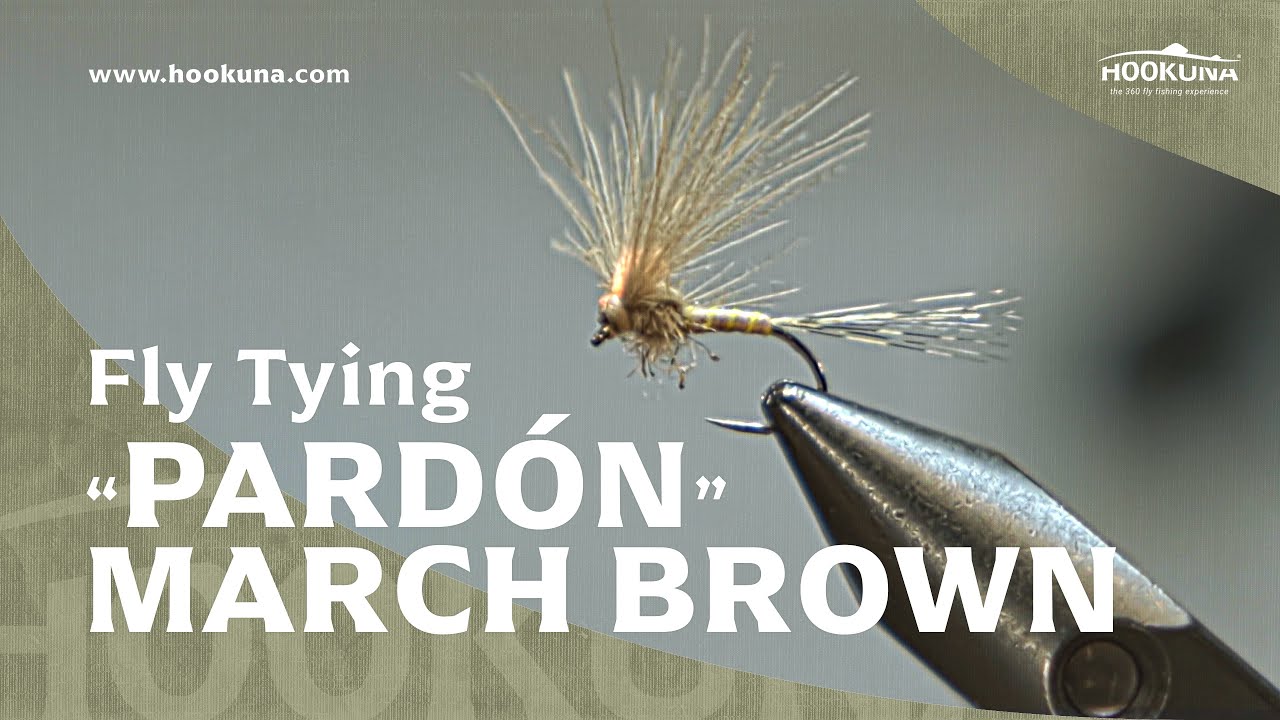 Montaje de moscas | March Brown montada con sedas