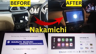 Maruti suzuki Dzire 2023 Android installation|nakamichi android player|Genuine Accessories||