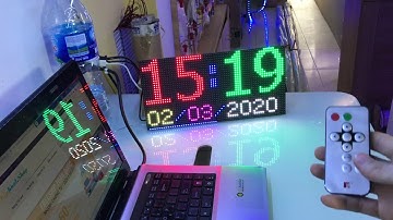 Đồng hồ lịch vạn niên độc đáo Led Matrix P5 - 2020 - eChipKool SHOP