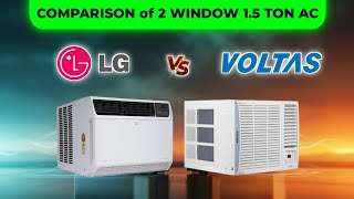 COMPARISON of LG & Voltas 1.5 Ton Window AC 🔥 Best Budget AC + Buyer's Guide⚡ screenshot 5