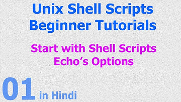 01 - Unix Shell Scripts - Start with Scripts - Hello World