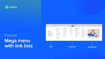 How to Build a Mega Menu with Link Lists - Futurer Shopify Theme