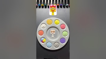 Sprunki OC Color Mixing 🤩 Ten Phase 4 Numberblocks #sprunki #tennumberblocks #satisfying