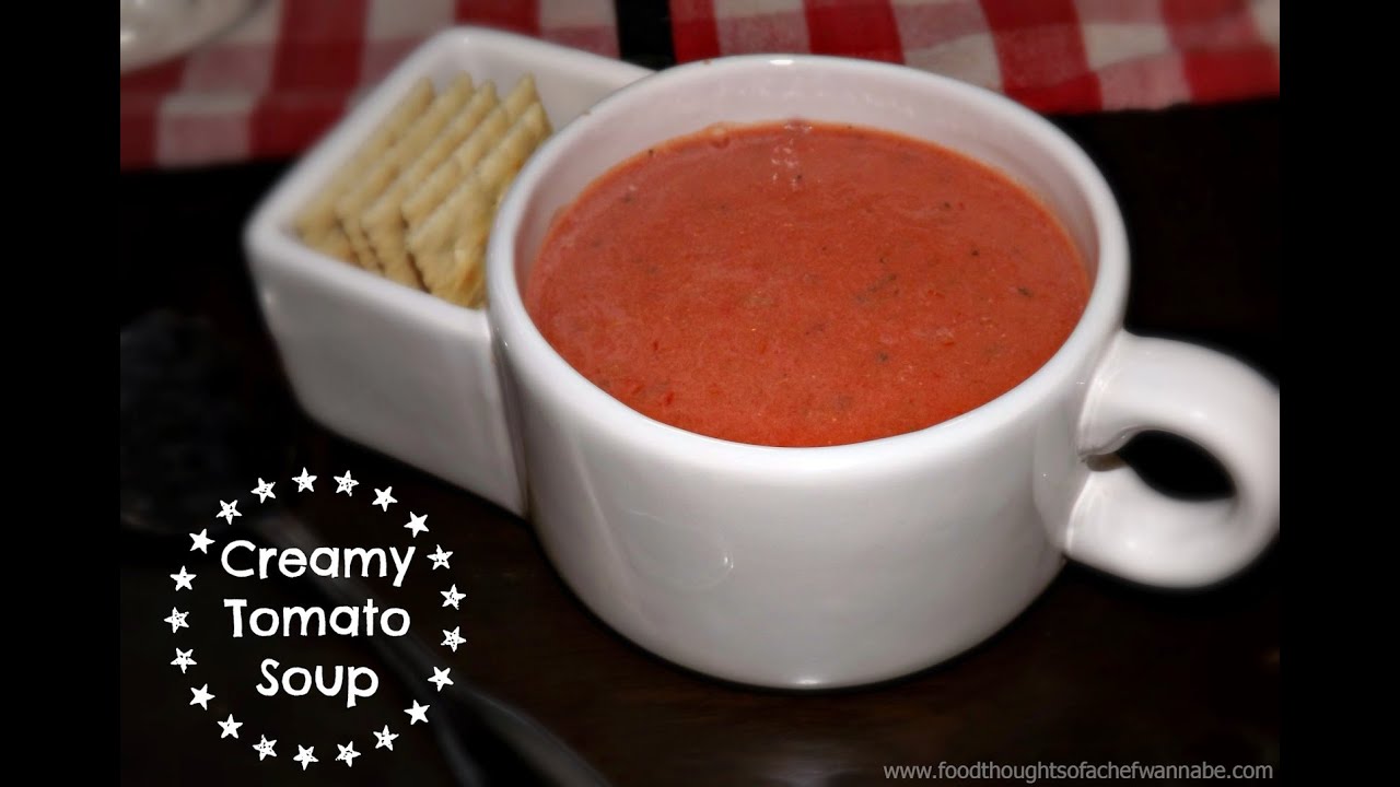 The BEST Creamy HOMEMADE Tomato Soup