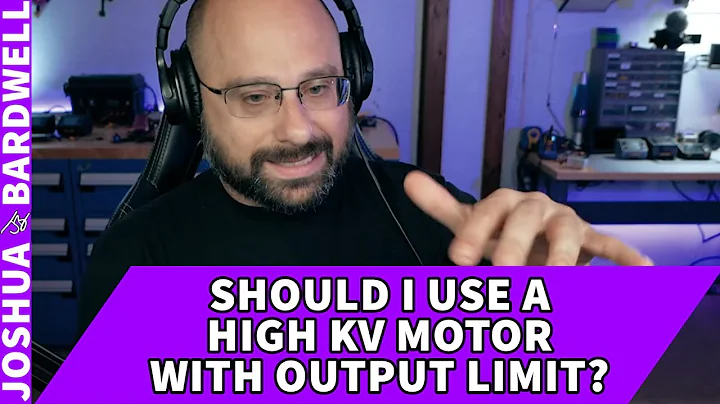 Should I Just Buy A High KV Motor and Then Use An Output Limit? - FPV Questions