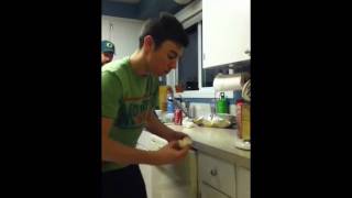 Video Thumbnail for Hanko eating a raw egg