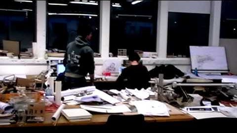 Late night in the studio