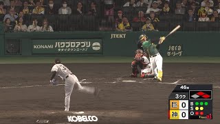 【好物は好機】3回裏、 チャンス大好き！ #森下翔太 選手のセンターオーバー先制2点タイムリーツーベースヒット！【2024/4/17Ｔ－Ｇ】
