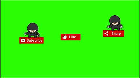 Green Screen Subscribe Button Animated Top 3 Free Video #Greenscreen