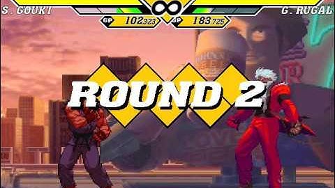 Capcom vs SNK 2   Shin Akuma vs God Rugal