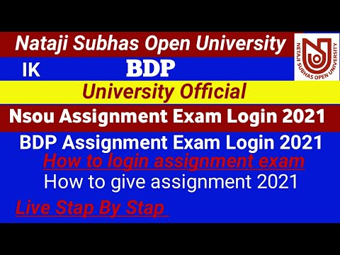 nsou assignment login