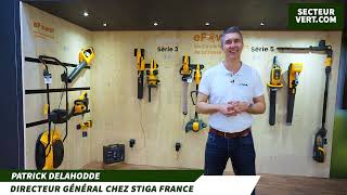 STIGA FRANCE : PATRICK DELAHODDE, GAMMES d'OUTILS PORTATIFS à BATTERIES ePower 48V et 20V, JDC 2024