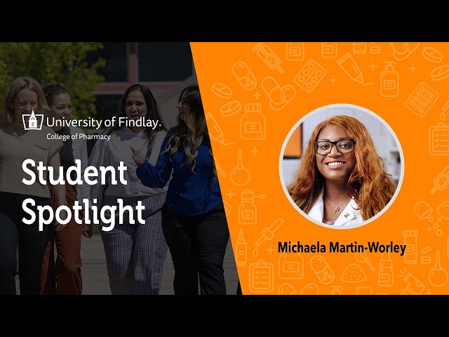 Watch Michaela Martin-Worley: Reclaiming Her Purpose for Patient Care in Findlay’s Distance PharmD on YouTube.