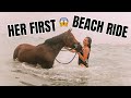 RIDING MY HORSE ON THE BEACH FOR THE FIRST TIME! 2020