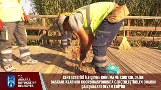 Mogan Gölü İskele Yürüyüş Yolunun Tami̇r Ve Tadi̇lat Çalişmalari