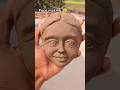 How to make face / face making with clay #shots #tranding #art #viral