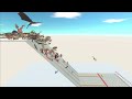 Speed race with all ARBS units. Course down the stairs! - Animal Revolt Battle Simulator