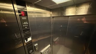 1997 Kone Roped Hydraulic Elevator Söderhamn Resecentrum, Söderhamn, Sweden.