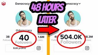 Getting 500,000 Followers on TIK TOK in 48 HOURS!