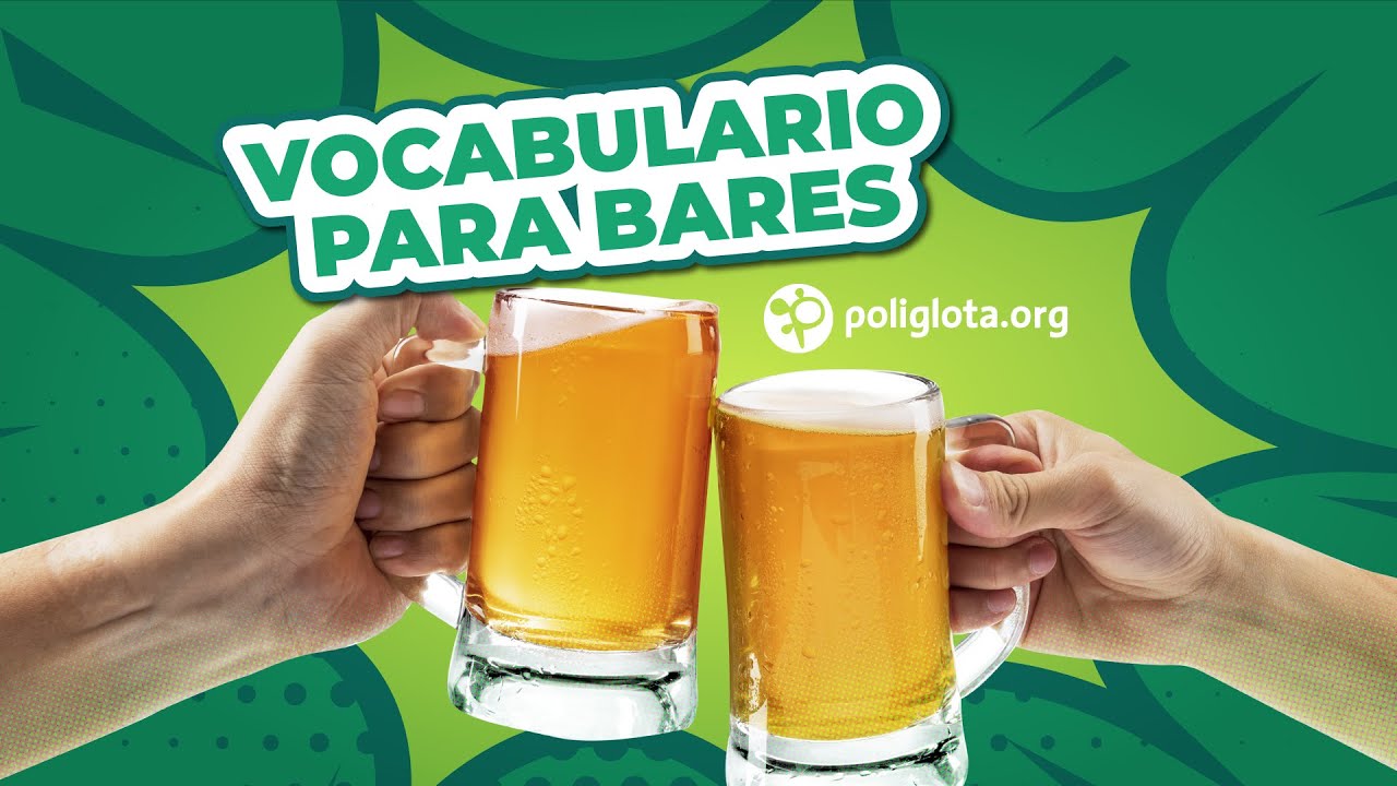 Vocabulario para BARES en INGLES 🍺🍷