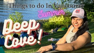 Things to do in Vancouver  Deep cove north Vancouver Bc  #canadavlogs #vancouvervlogs #lifeincanada