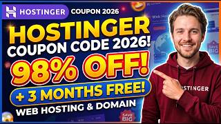 Hostinger Coupon Code 2026 | Get The Best Hostinger PROMO CODE – 98% OFF