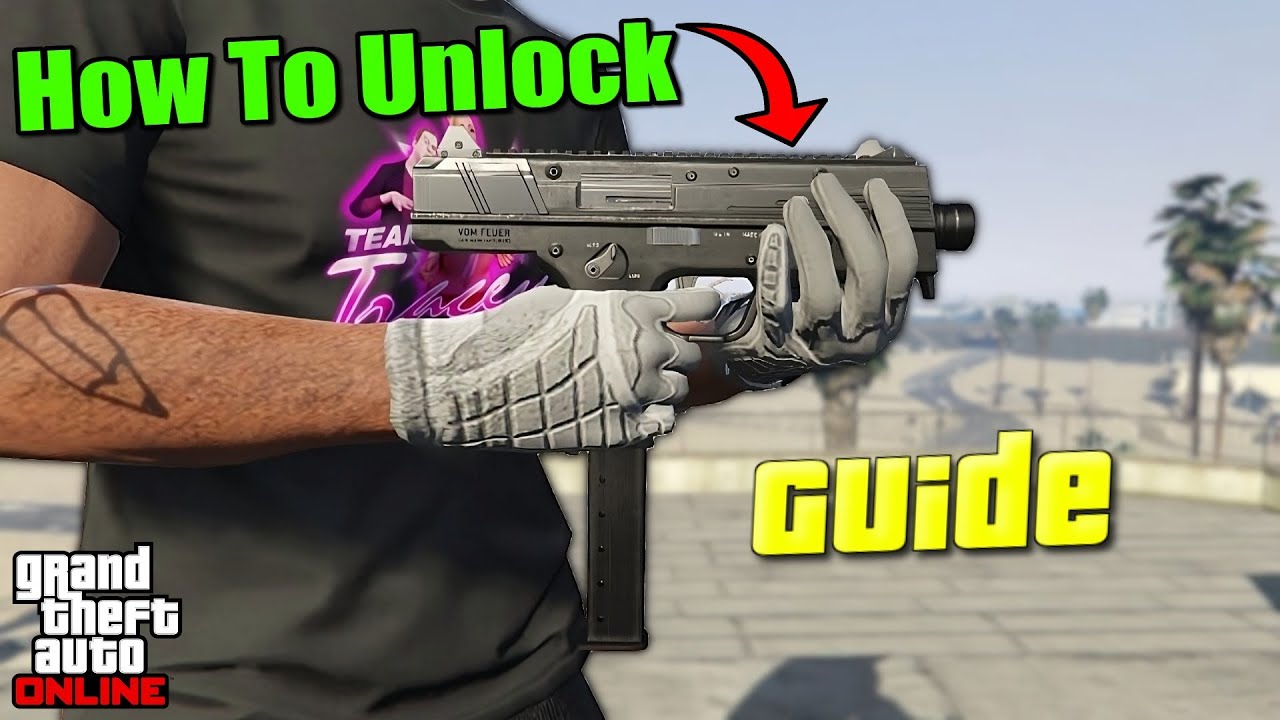 How To Unlock The Tactical SMG in GTA 5 Online - YouTube