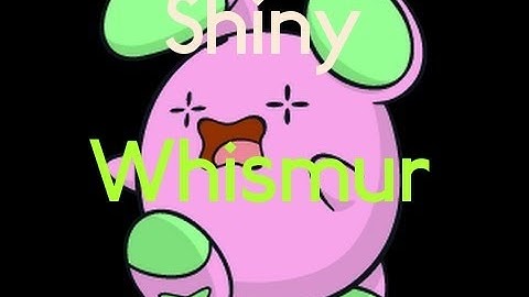 Shiny Whismur after 303 horde encounters!