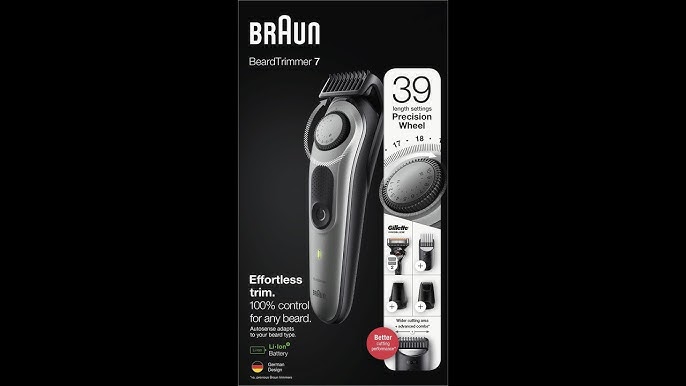 Braun All-in-One Trimmer 7 (Multi Grooming Kit) Unboxing 