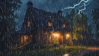 Rain Sounds For Sleeping,Heavy Rain Sounds At Night To Sleep Well,Stress Relief,Relaxing,Theraphy