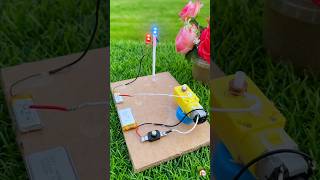 DIY Life Hack with DC Motor &amp; LED ⚙️✨Mini Lighting System ⚡#shorts #gearmotor #inventos