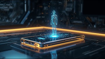 AI Holographic Phone 2050 – Communication Beyond Reality 📱✨