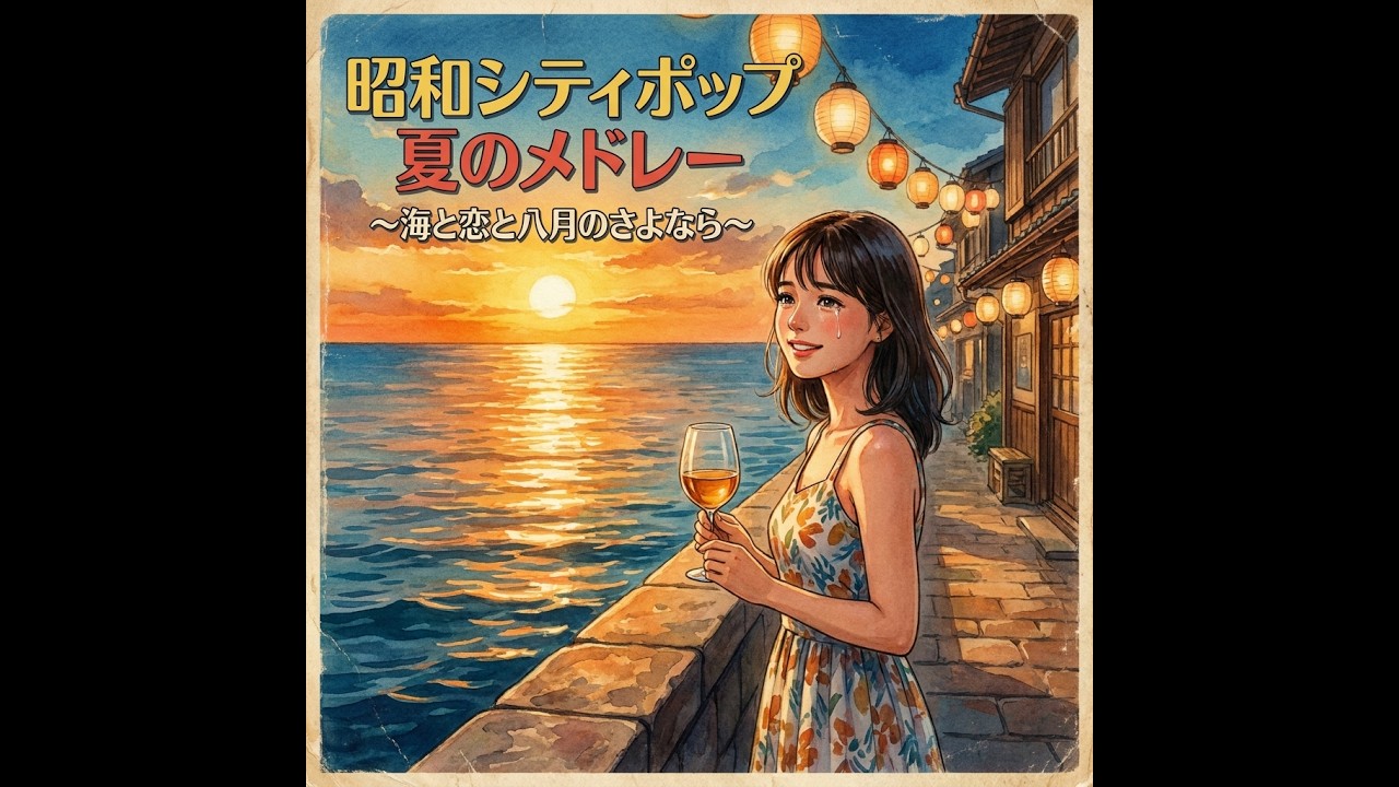 女性　昭和ポップス【60枚以上】SF0324-2 シティポップ　歌謡曲 昭和シティポップ×女性ボーカル】夏のメドレー～海と恋と八月の