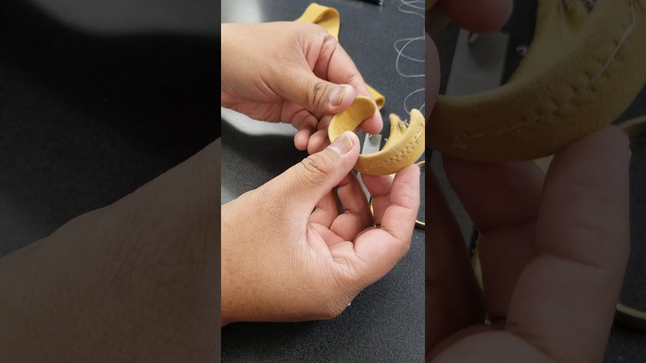 Adding Buckskin to Bracelet Blank