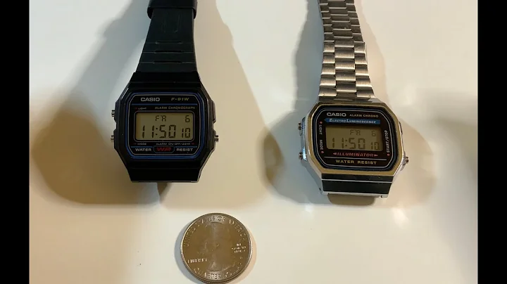 Casio A168 vs Casio F-91W watch comparison