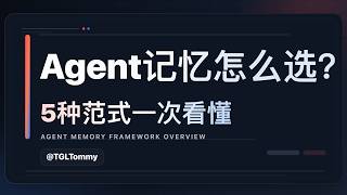 How to choose an agent memory framework A side-by-side comparison of 5 major agent memory projec...