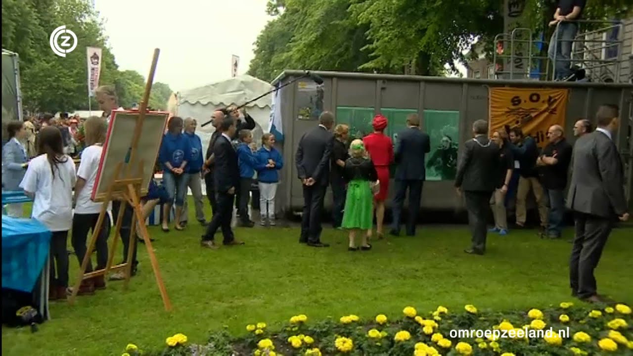 Koning Willem-Alexander en koningin Máxima bezoeken Zierikzee