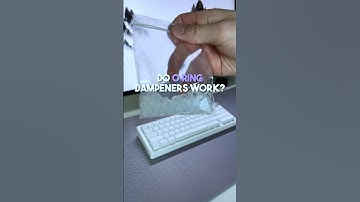 Do o rings really dampen sound?