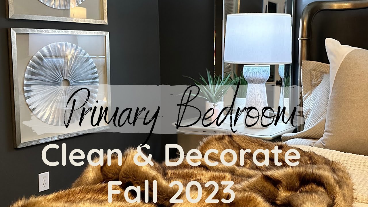 NEW HOME VLOG | Clean & Decorate Primary Bedroom Hacks Lighting Tricks