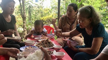 Ốc đắng trộn gỏi bắp chuối đơn giản mà ngon @cuocsongthonque