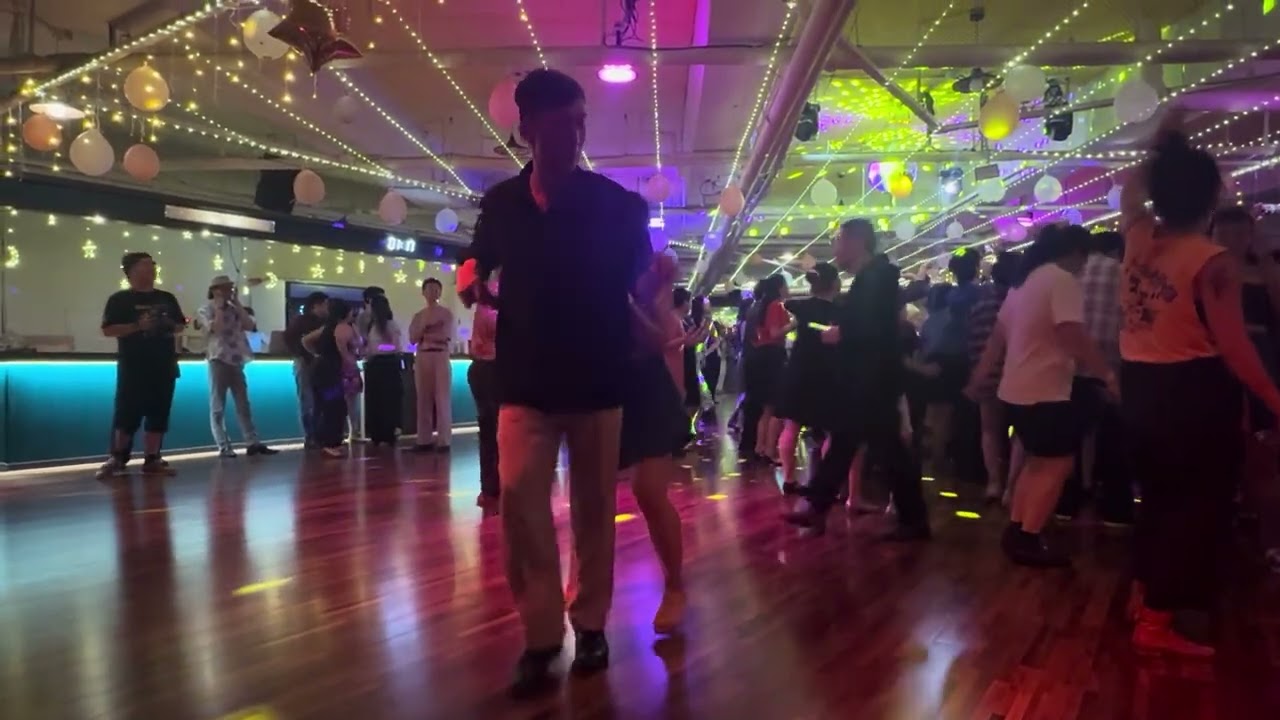 Social - Nalla & Eunseon (쵸닝) @ Sam Ghezzi & Ryohei Kishimoto Live Music #LindyHop #swingdance