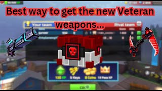 Best way to grind for THE NEW veteran chest weapons! (Pixel gun 3d 11th Anniversary) screenshot 2