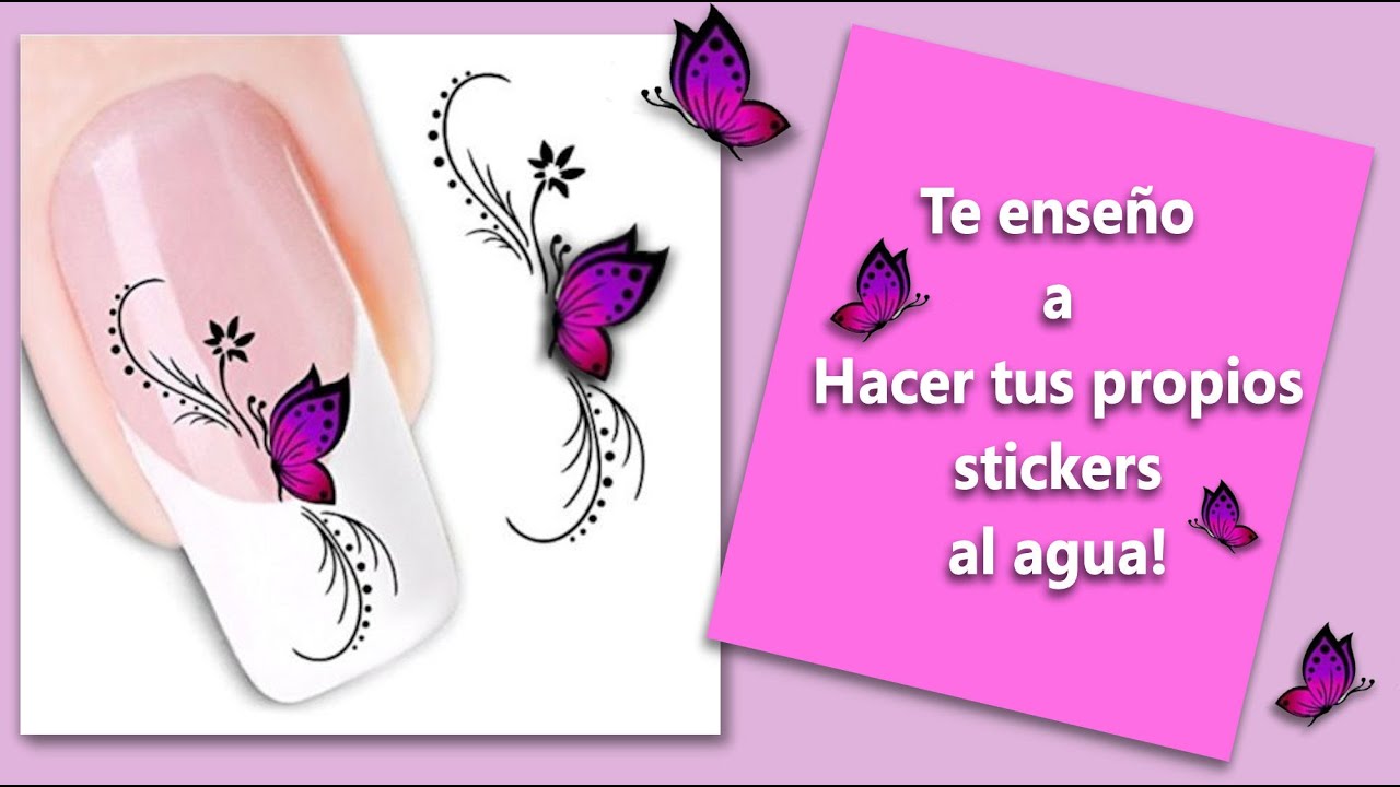 HAZ TUS PROPIOS STICKERS AL AGUA