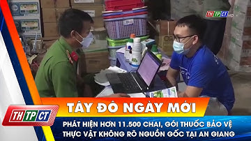 Phát hiện hơn 11.500 chai, gói thuốc bảo vệ thực vật không rõ nguồn gốc tại An Giang| Cần Thơ TV