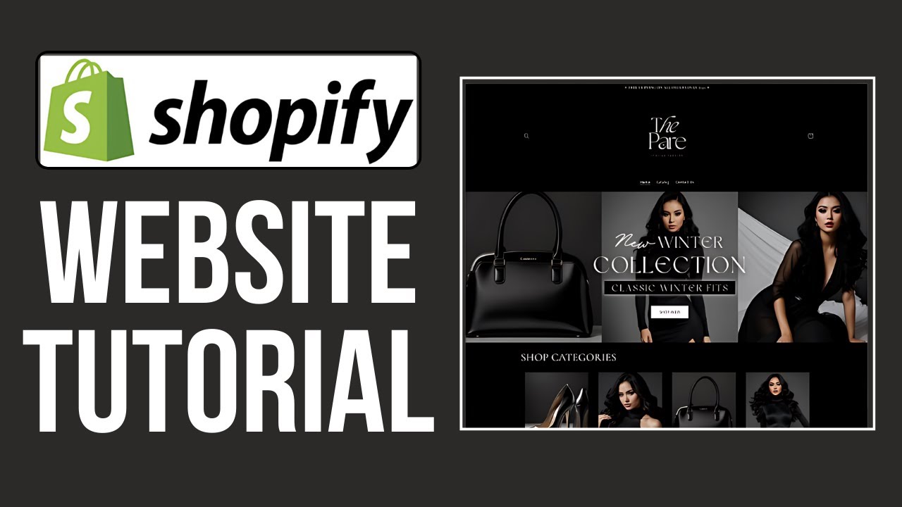 How To Make A Luxury Shopify Website - Step By Step Foe Beginners - YouTube