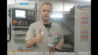 Como presetar ferramentas no Torno CNC Comando Siemens 808D